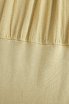 SWAYING/KNIT bat sleeves back slit dress SW24SS2L22 Turmeric PS70